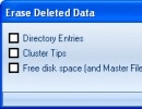 Erase deleted data