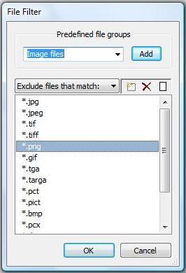File filter