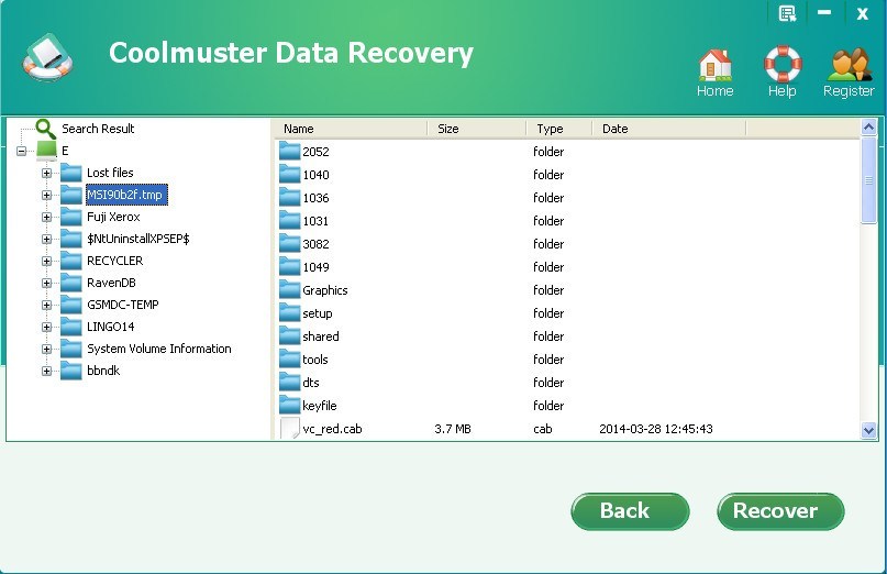 Scan Results Window