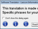 Lexicon Information