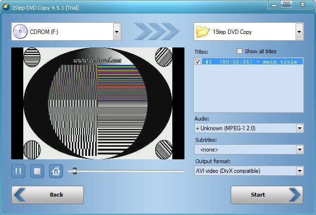 Saving DVD to Video File