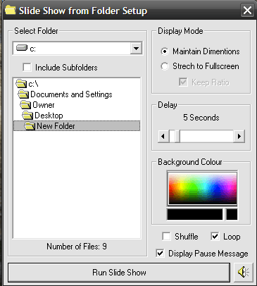 Slide Show from Folder