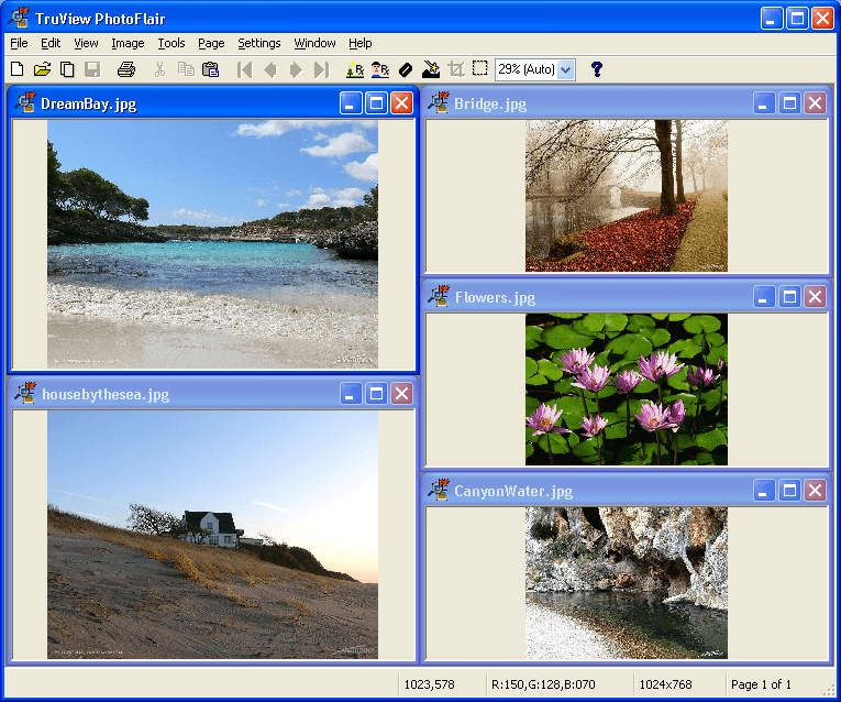 Displaying Active Images