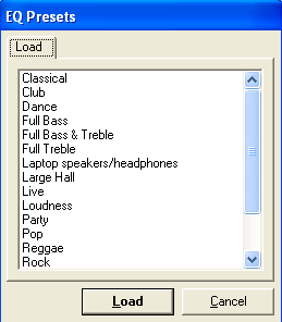EQ Presets