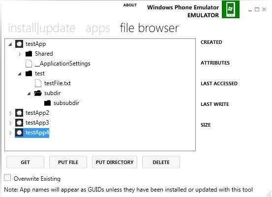 File Browser Window