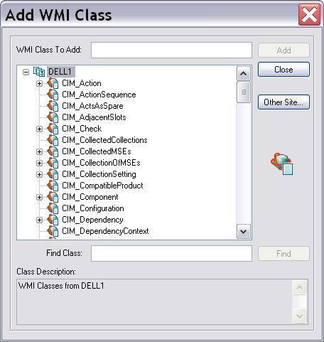 Add WMI Class