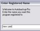 Enter registered name