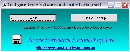 Configure automatic backup