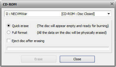 Erase Disc