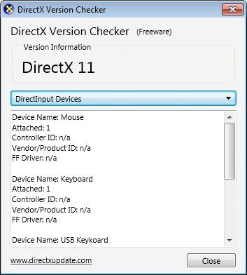 DirectInput Devices