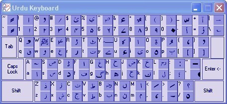 Onscreen urdu keyboard