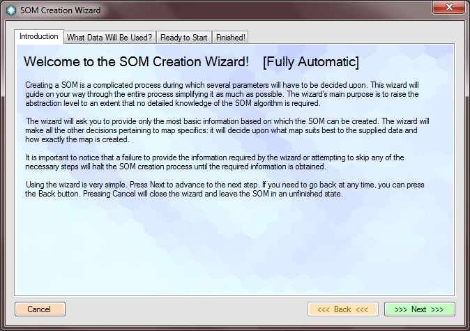 SOM Creation Wizard