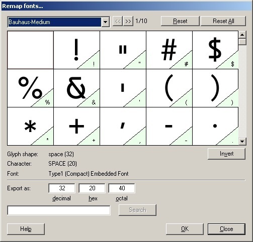 Font Remapper