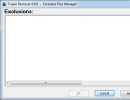Excluded Files Manager