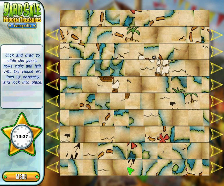 Treasure Map Mini Game