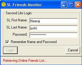 Retrieving online Friends List