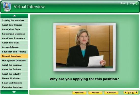 Virtual Interview Window