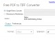 Free PDF to TIFF Converter