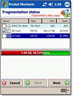 Fragmentation Status