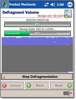 Defragment volume