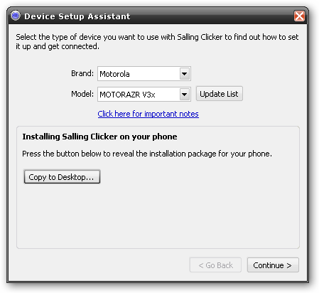 Setting up your mobile device