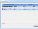 Styles Comparison Window