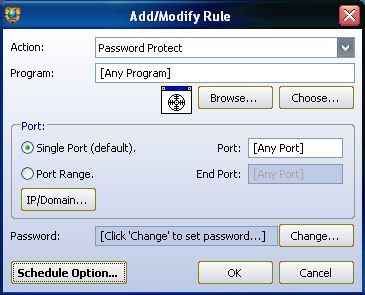 Add/Modify Rule