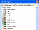 Select Programs Window