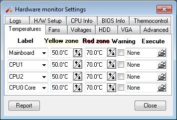 Temperature Settings