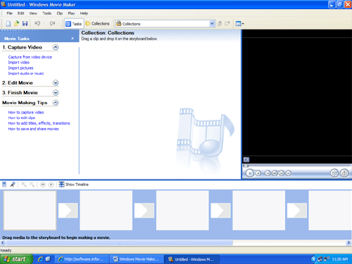 movie maker main window