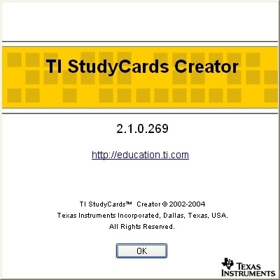 About TI StudyCards Creator