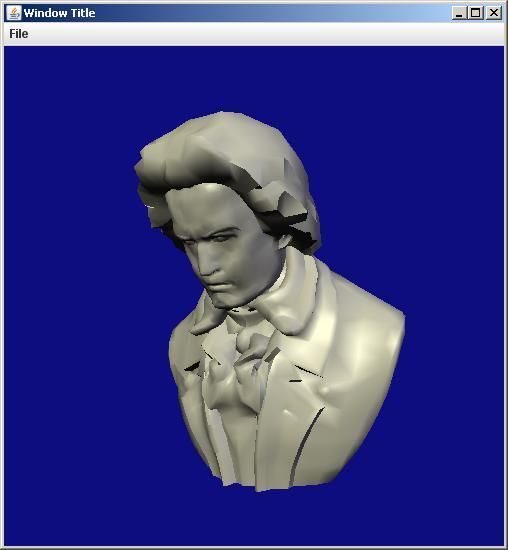 Screenshot of animation done using Java 3D 1.5 API