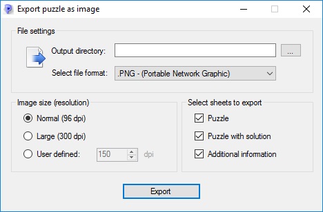 Export to Image File