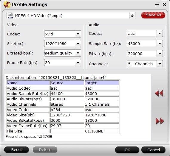 Profile Settings