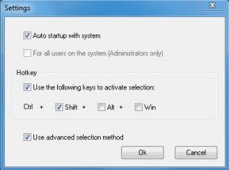 Settings Window