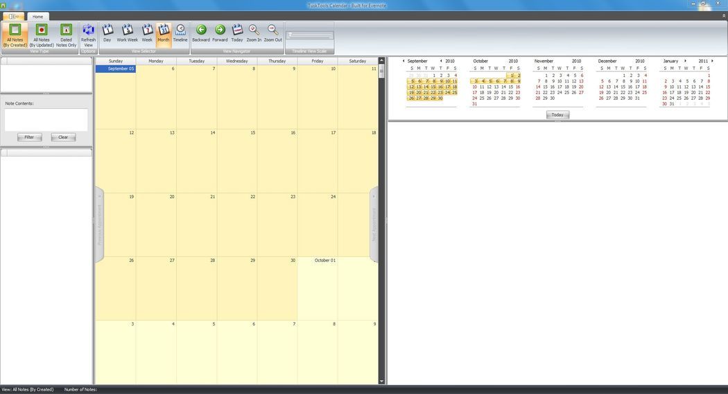 Calendar Window