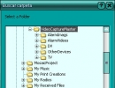 Folder selection