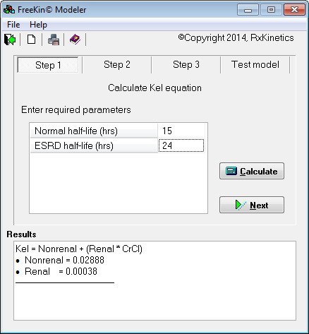 Calculation Window