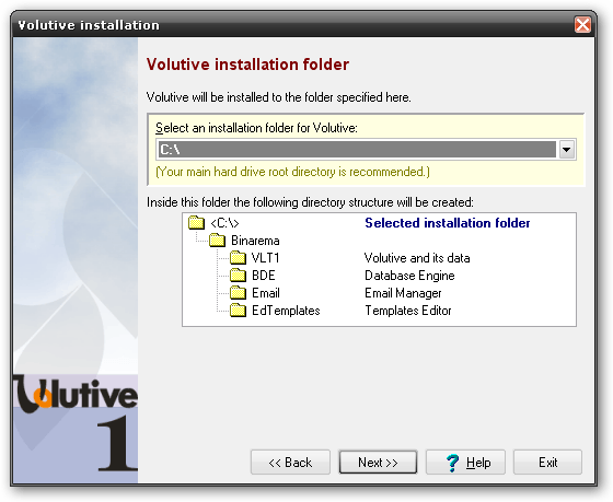 Installer: folders to be created