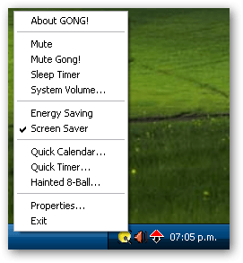 Context menu