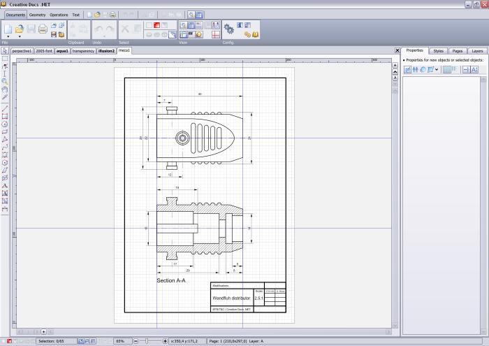 CAD-like possibilities