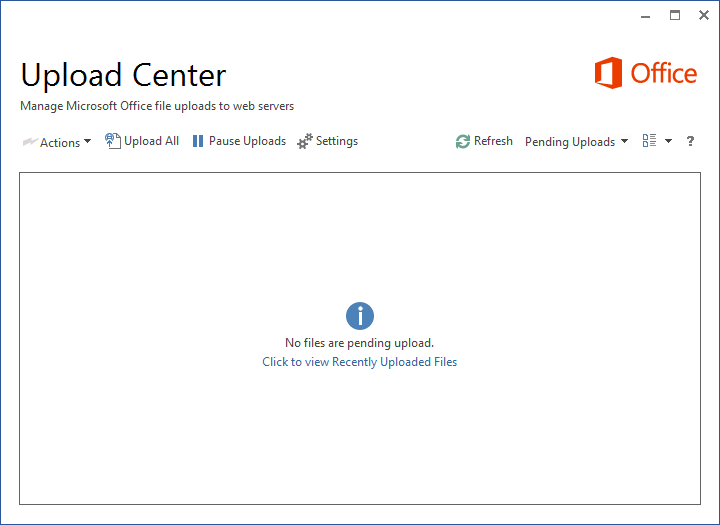 Upload Center
