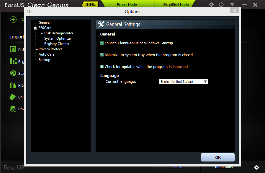 General Settings