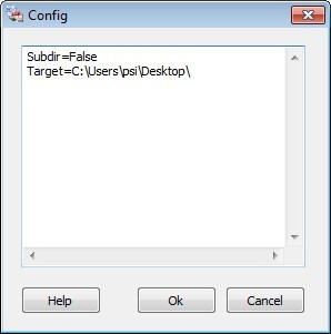 Config Window