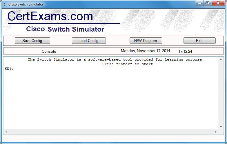 Cisco Switch Window