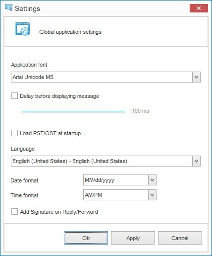 General Settings