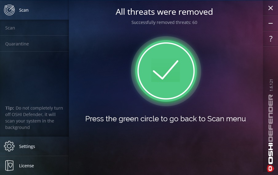 All Threats Removed