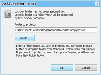 Folder Protection Window