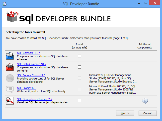 SQL Developer Bundle