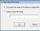 Output File Name Configuration